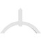 Ekena Millwork Archdale Architectural Grade PVC Gable Bracket, 48"W x 30"H x 4"D x 4"F, 15/12 Pitch GBP048X30X0404ARC00 - alternate 3